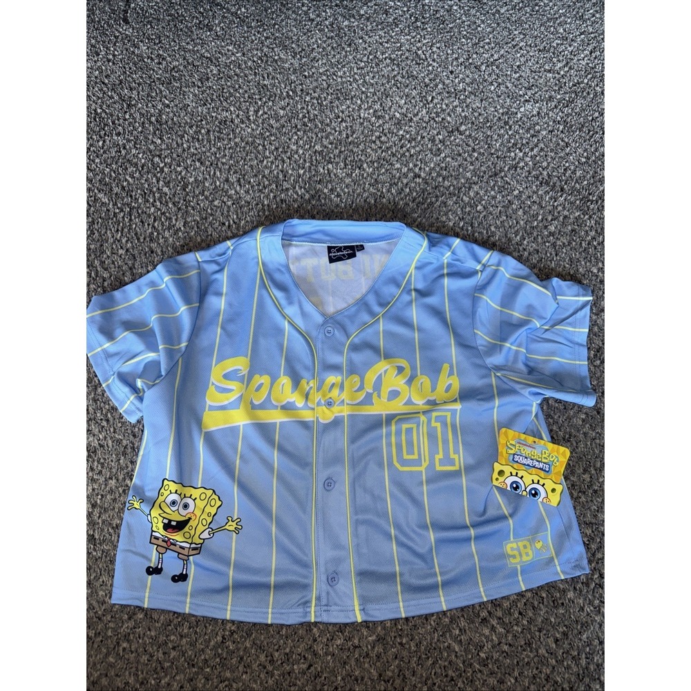 Spongebob Button Up Jersey Size XXL